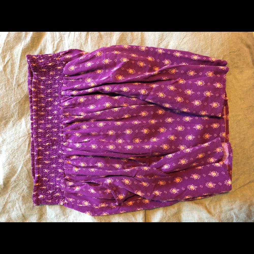 Mossimo Supply - flowy, floral mid length skirt
